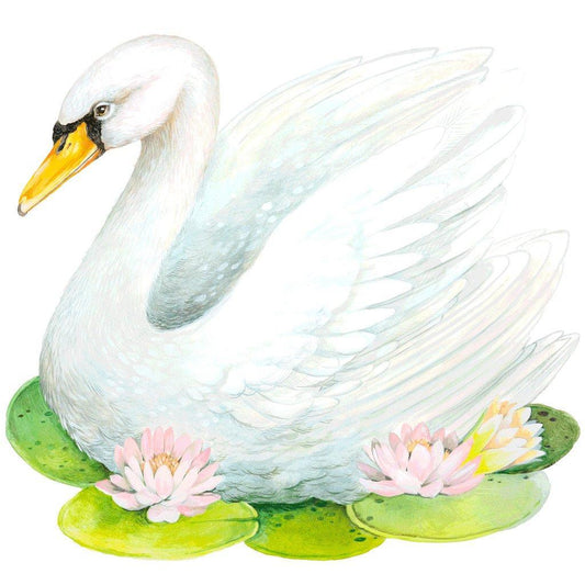 Placemat, Die-cut Fabulous Swan