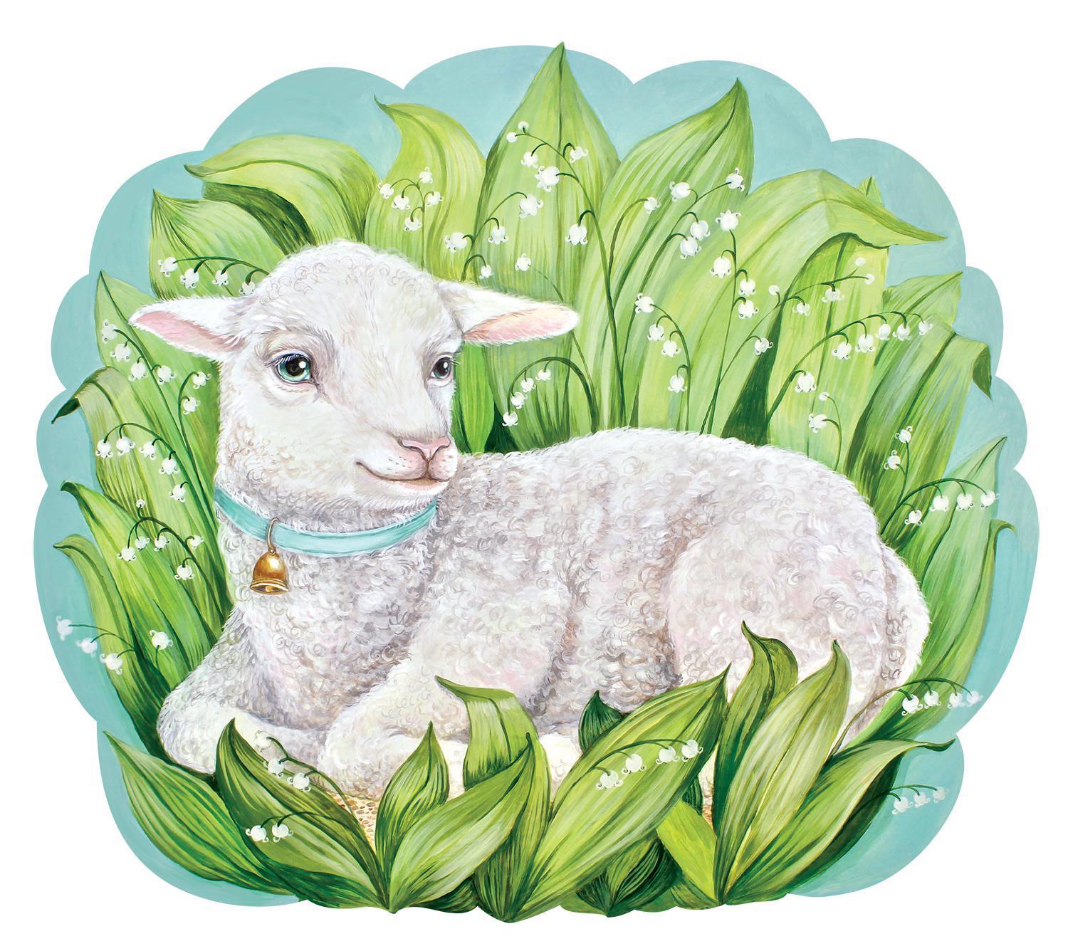Placemat, Die-Cut Little Lamb