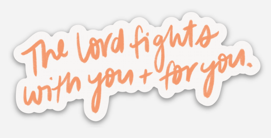 With You + For You Sticker | Christian Sticker