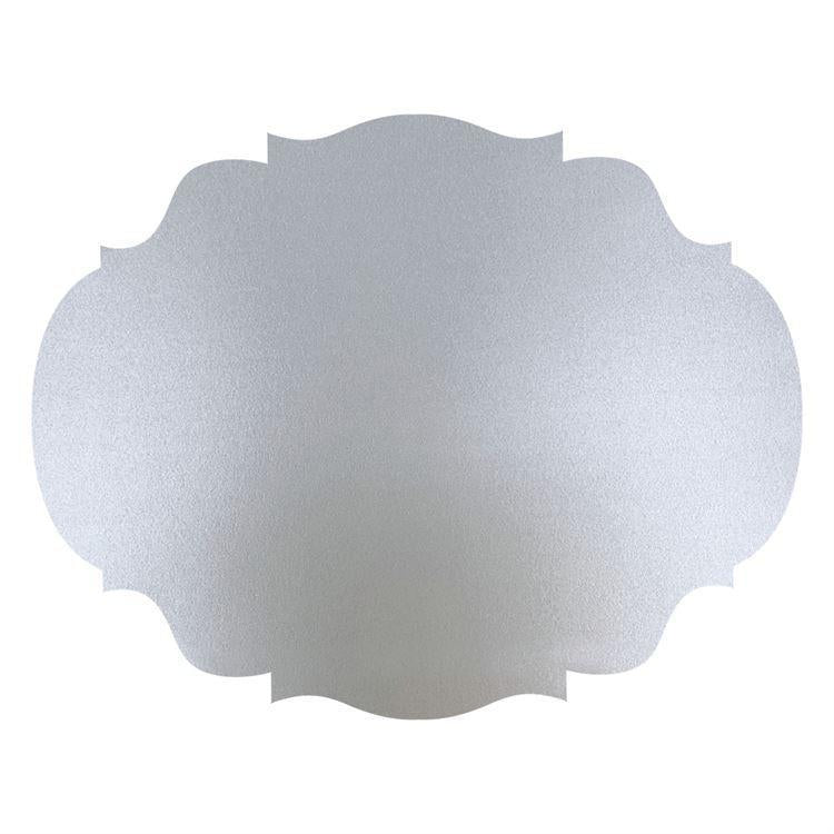 Placemat, Die Cut Silver French Frame