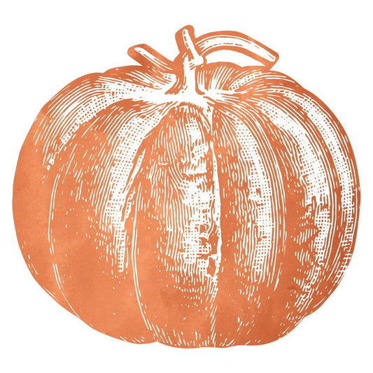 Placemat, Die Cut Pumpkin