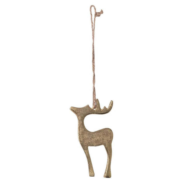 Ornament, Cast Metal Reindeer