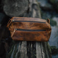 Load image into Gallery viewer, Leather Toiletry Bag
